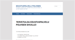 Desktop Screenshot of polvinen.fi